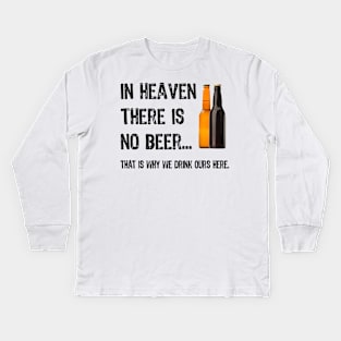 No Beer Kids Long Sleeve T-Shirt